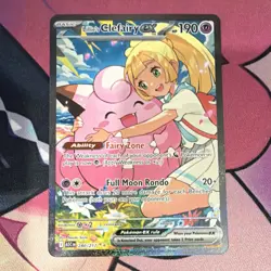 Pokemon Lillie's Clefairy ex 184/159 Sv09 Journey Special Illustration Rare Hol… - Image 1