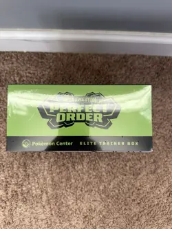 Sealed Pokemon Center Elite Trainer Box Mega Evolution Perfect Order ETB NEW! - Image 2
