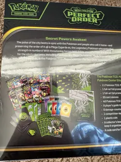 Sealed Pokemon Center Elite Trainer Box Mega Evolution Perfect Order ETB NEW! - Image 4