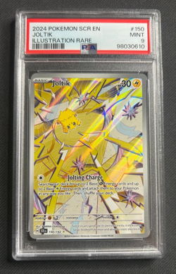 2024 POKEMON SCR EN-STELLAR CROWN ILLUSTRATION RARE #150 JOLTIK PSA 9 - Image 1