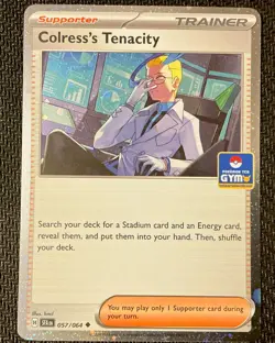 Pokemon Colress’s Tenacity 057/064 Southeast Asia League Stamp Promo - Image 1