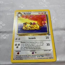 Pokemon TCG - PERSIAN - 1ST EDITION - 42/64 - JUNGLE (1999) - WOTC - LP - Image 3