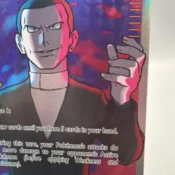 2015 Pokemon, XY BREAKthrough, #162/162 Giovanni's Scheme, Full Art Ultra Rare - Image 4