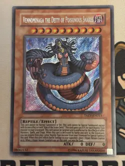 Vennominaga The Deity Of Poisonous Snakes TAEV-EN013 Secret Rare YuGiOh! NM - Image 2