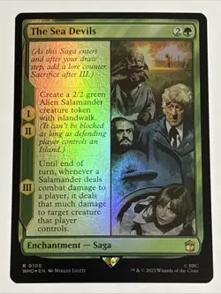 MTG Universes Beyond: Doctor Who The Sea Devils Foil 0108 NM Rare - Image 1