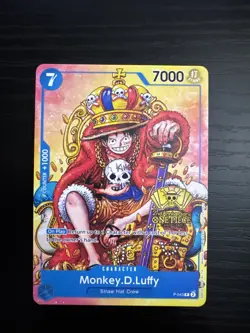 Monkey.D.Luffy (2nd Anniversary Stamped Promo) P-043 One Piece Promotion... - Image 1