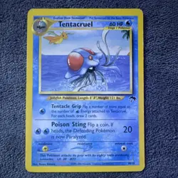 Tentacruel 10/18 Southern Islands Stage 1 Regular 60 HP Pokemon Card TCG Vintage - Image 1