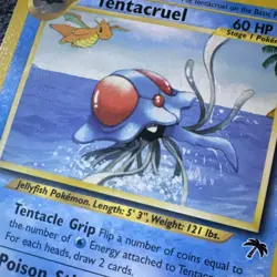 Tentacruel 10/18 Southern Islands Stage 1 Regular 60 HP Pokemon Card TCG Vintage - Image 2