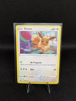 Pokemon Eevee Promo Holo Card SWSH212 : Sword & Shield - Image 1