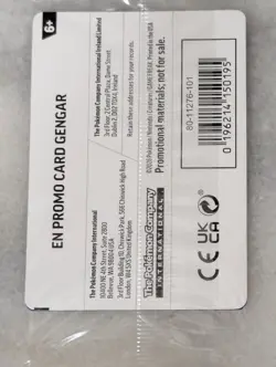 POKEMON GAMESTOP GENGAR PROMO CARD 050/088 English 2026 - Sealed! - Image 5