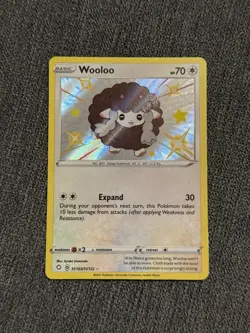 Wooloo SV103/SV122 Shining Fates Ultra Rare Shiny Vault Pokemon Card * New * - Image 1