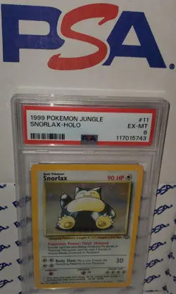 Snorlax 11/64 Holo Rare Jungle Pokemon Card #11 - Image 1