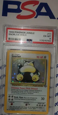 Snorlax 11/64 Holo Rare Jungle Pokemon Card #11 - Image 2