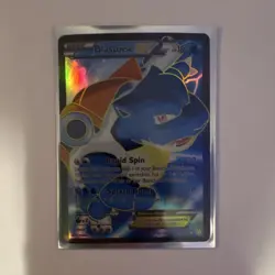 Blastoise EX Ultra Rare Full Art Holo Pokemon Card XY 142/146 English - Image 1