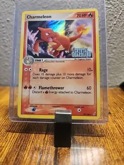 Charmeleon Crystal Guardians 29/100 Reverse Holo Stamped Pokemon Card 2006 - Image 5