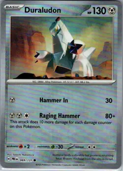 Duraludon (Master Ball) 069/131 SV: Prismatic Evolutions - Pokemon Card - NM - Image 1