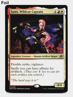 Sami, Wildcat Captain (FOIL) - [Edge of Eternities] MTG *Ships Now* 🔥⚪ - Image 1