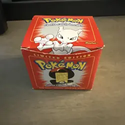 Pokemon Mewtwo 23K Gold Plated Card 1999 Burger King SEALED in Box With Ball - Image 1