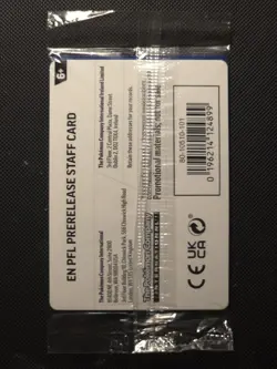 Phantasmal Flames STAFF Sealed Promo Pack - 4 Cards Pokemon TCG - Image 3