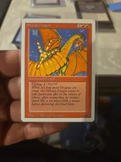 MTG Revised ***Shivan Dragon*** Never Played M/NM - Image 1