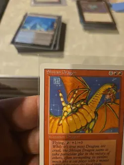 MTG Revised ***Shivan Dragon*** Never Played M/NM - Image 2