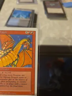 MTG Revised ***Shivan Dragon*** Never Played M/NM - Image 3