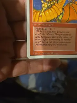 MTG Revised ***Shivan Dragon*** Never Played M/NM - Image 5