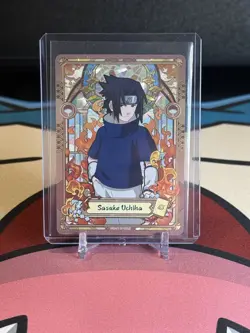 Sasuke Uchiha NRSA01-SP-002L5 Naruto Kayou Heavens Scroll English Card NM - Image 1