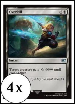 MTG - 4 x Overkill - Playset 4x x4 - Final Fantasy - FIN - Image 1
