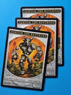 MTG 1x Tuktuk the Returned Token LP Rise of the Eldrazi Magic - Image 2