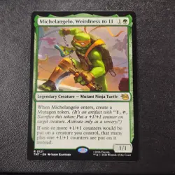 MAGIC MTG Michelangelo Weirdness to 11 #121 TMT Non Foil NM/MINT - Image 2