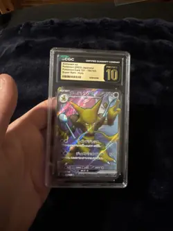 Alakazam ex 190/165 SR - Japanese Pokemon Card 151 CGC 10 Pristine - Image 1