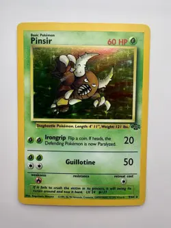 Pinsir - 9/64 - Pokemon Jungle Unlimited Holo Rare Card WOTC Vintage - LP - Image 1