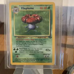 Vileplume 15/64 Holo Rare - Jungle Unlimited - Pokemon TCG 1999 Vintage WoTC - Image 1