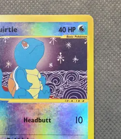 Squirtle 132/165 Reverse Holo (2002) Expedition Base Set E-reader Pokemon TCG - Image 4