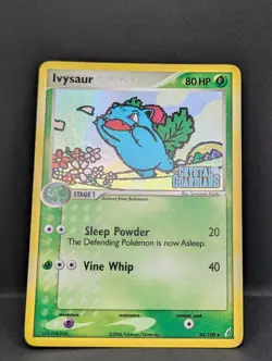 Ivysaur 34/100 Crystal Guardians Reverse Holo Rare Pokemon TCG Nintendo NM - Image 3
