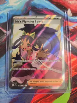 Iris's Fighting Spirit 180/159 Pokemon Journey Together Full Art Ultra Rare NM - Image 1