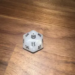 Magic the Gathering Final Fantasy d20 Spindown Moogle Die White Bundle - Image 1