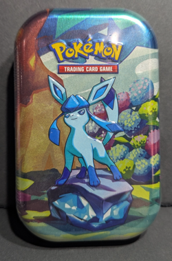 Pokemon TCG Scarlet & Violet Prismatic Evolutions Mini Tin Sealed Glaceon New - Image 1