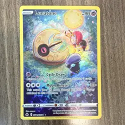 Pokemon Lunatone Full Art Ultra Rare Holo GG11/GG70 Crown Zenith 90 HP Basic - Image 1