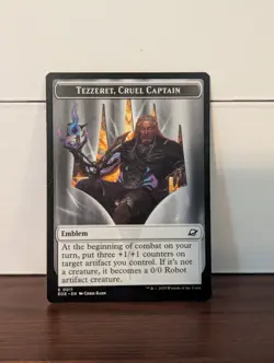 Tezzeret, Cruel Captain (0011) Emblem Edge Of Eternities Regular - Image 1