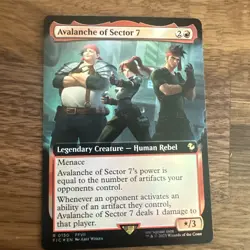 MTG Avalanche of Slam 7th Avenue Foil Extended English Final Fantasy Collab - Image 1
