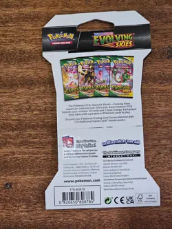 Pokemon Sword & Shield Evolving Skies Rayquaza Sleeved Booster Pack - Sealed! - Image 3