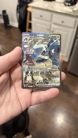 Pokemon TCG Ascended Heroes Steven’s Metagross EX 289/217 SIR Holo Fresh - Image 1