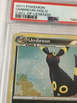 2011 Umbreon Holo Pokemon Call Of Legends PSA 7 Swirl 🌀 - Image 2