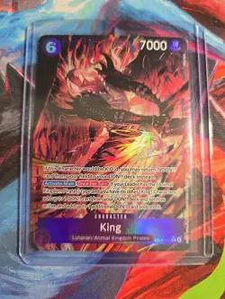 King Alternate Art Foil EB04-031 The Azure Sea's Seven One Piece NM - Image 1