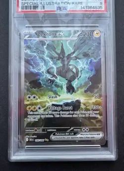 *PSA 9* Zekrom ex 166/086 - Black Bolt - SIR Mint Rare Pokemon Card - Image 3