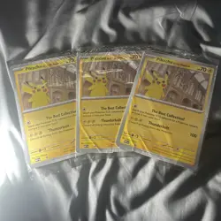 3x Brand New Sealed - Pokemon TCG Pikachu At The Museum Promo Card - Image 1