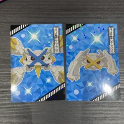 Metagross Pokemon Holo Bromide Card Japanese. Mega Metagross set card x2 - Image 1