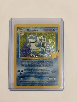 Pokemon TCG Blastoise 2/102 Celebrations 25th Anniversary Edition Holo Card - Image 1